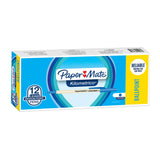 PAPER MATE Kilometrico Ball Pen Blue Box of 12 - Side View