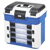 PLASTICA PANARO 501F SUPERBOX 4 TRAY 420 X 303 X 400 MM - BLUE - Front View