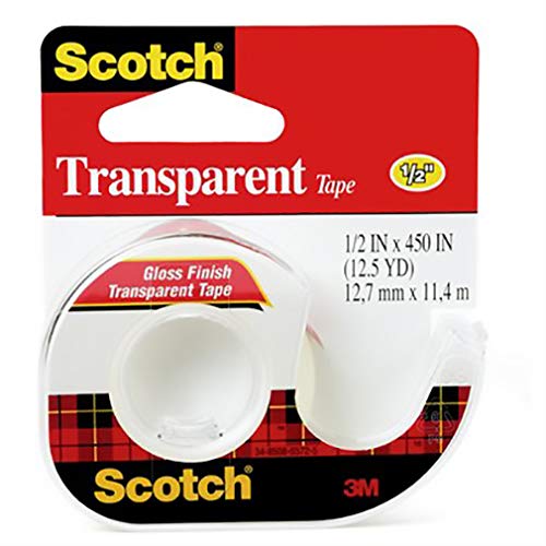 SCOTCH Trans Tape 144 - 12.7mm x 11.4m, Box of 12