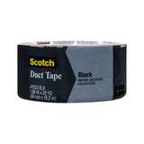 SCOTCH Duct Tape 3920-BK Black 12-Pack - Front View