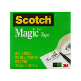 SCOTCH Magic Tape 810-4 19mm Pack of 4 - Side View