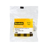 SCOTCH St Tape 502 18mmX33M Box of 8 - Top-Down View
