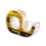 SCOTCH Tape 502 12mmX25M Box of 12 - Side View