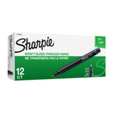 SHARPIE Pen Fineliner Blu Box of 12 - Front View