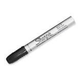 SHARPIE Met Permanent Marker Bullet Tip Black Pack 4 - Top-Down View