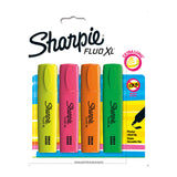 SHARPIE FluXL Hiliter Pack 4 Box of 12 - Front View