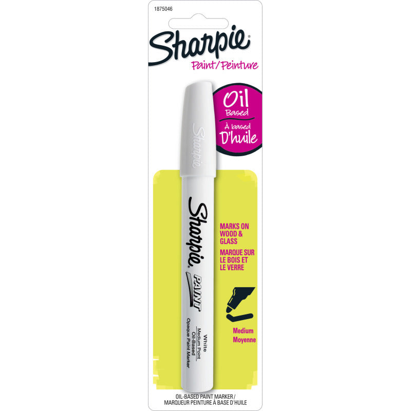 SHARPIE Medium White Paint Markers - Box of 6