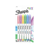 SHARPIE S-Note Pastel Pack of 6 Box of 6 - Front View