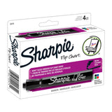 SHARPIE Flip Chart Markers Assorted Box of 4 - Front View