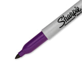 SHARPIE Marker Fine Purple UPC Box of 12 - Top-Down View