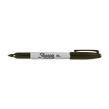 SHARPIE Fine Point Permanent Marker Black Box of 12 - Front View
