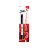 SHARPIE Marker TwinTip Black Box of 6 - Front View