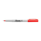 SHARPIE Ultra Fine Point Permanent Marker Red Box of 12 - Top-Down View