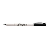 SHARPIE Ultra Fine Point Permanent Marker Black Box of 12 - Front View