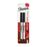 SHARPIE Permanent Marker UFine Point Black Pack 2 Box of 6 - Front View