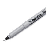 SHARPIE Permanent Marker UFine Point Black Pack 2 Box of 6 - Top-Down View