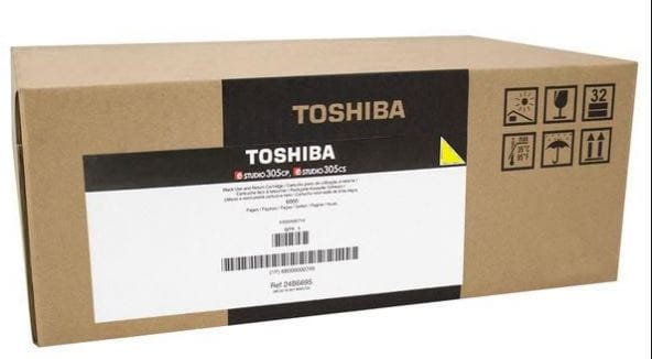 TOSHIBA TFC305PYR Yellow Toner Cartridge