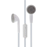 MOKI In-Ear Earphone with In-Line Mic & Control - White - Front View