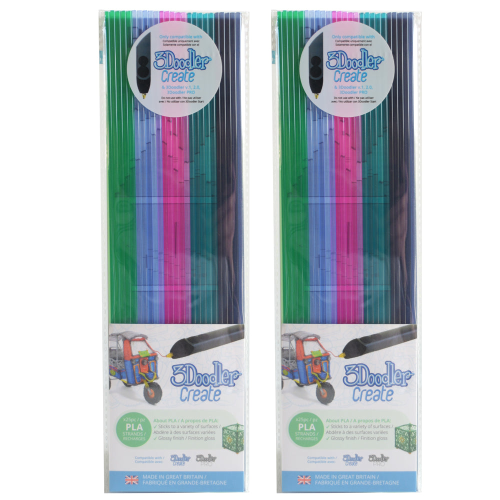 3Doodler Create PLA Plastic Springtime Collection - 2 Pack