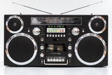 GPO RETRO GPO BROOKLYN BOOMBOX - BLACK - Side View