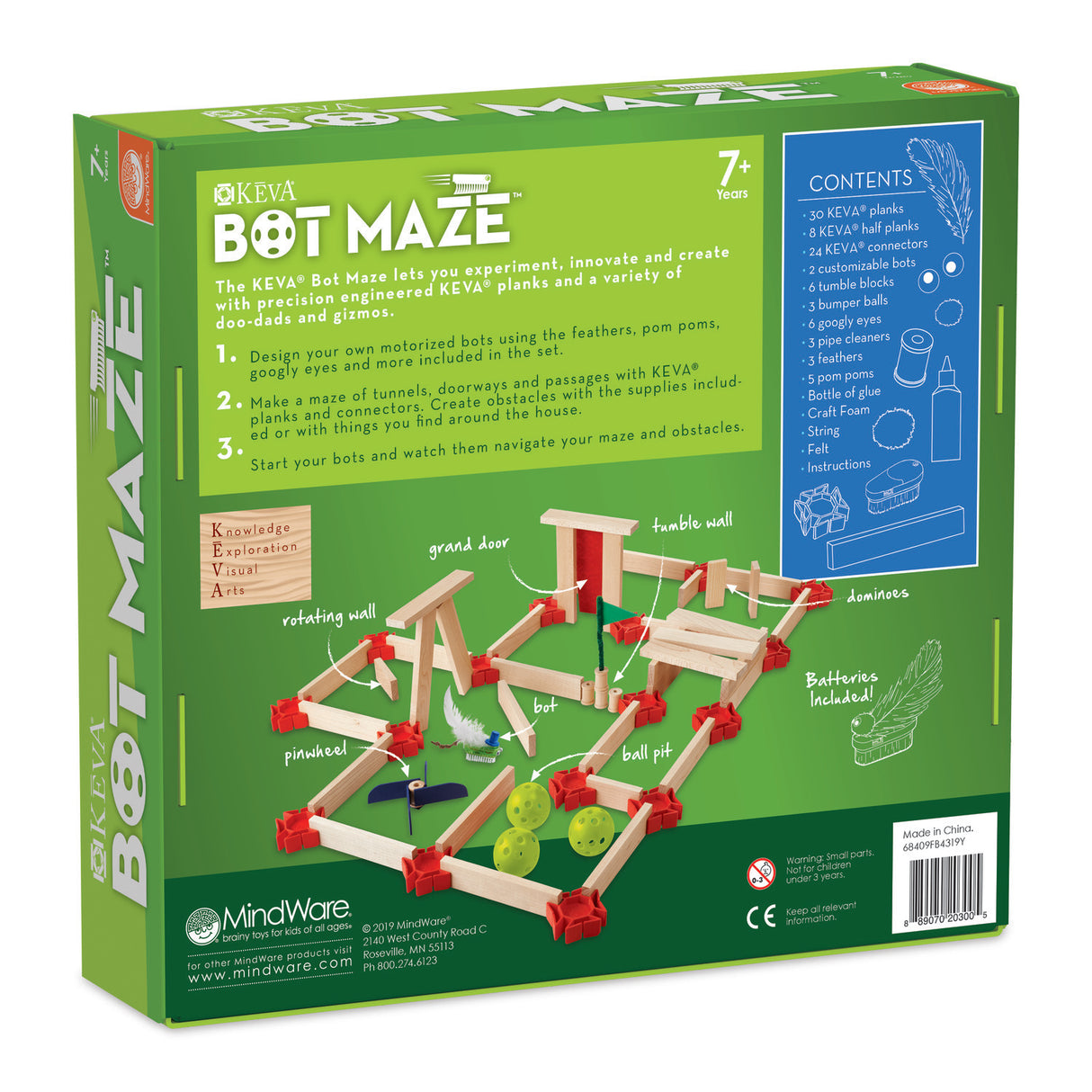 KEVA Maker Bot Maze Adventure Set