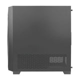 ANTEC DF700 FLUX Wave Mesh Front, High Airflow, Tempered Glass with 3x ARGB Fan Front, 1x Rear, 1x PSU Shell (Reverse Fan blade) ATX Gaming Case - 45-Degree Angle