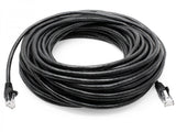 8WARE 40m Snagless Cat6a Ethernet Cable - Full Copper Core, Black