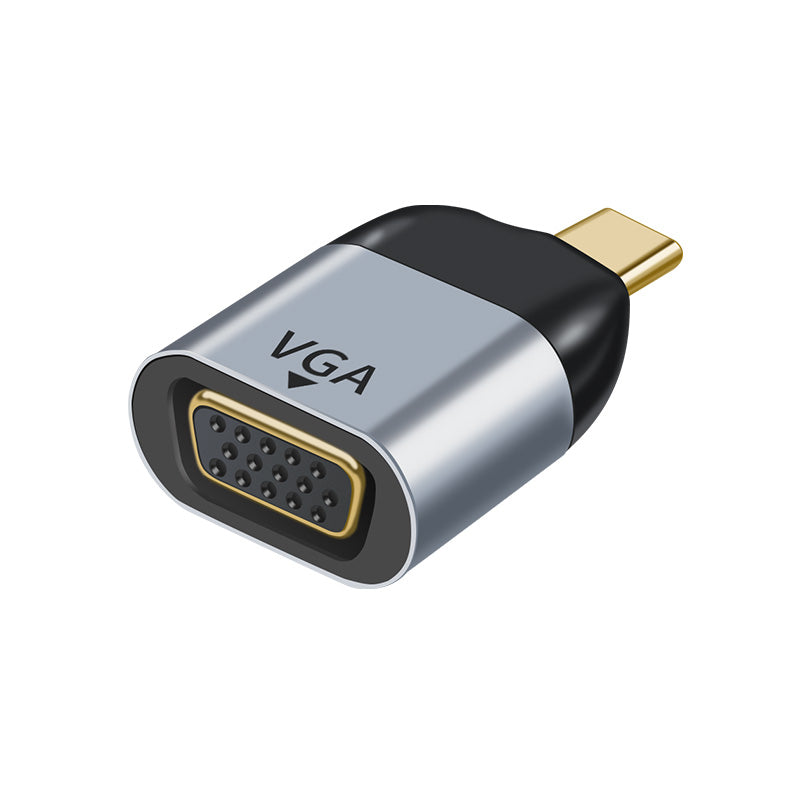 ASTROTEK USB-C to Mini DP DP DisplayPort Male to Female Adapter support 1080P@60Hz QXGA QWXGA WUXGA UXGA Aluminum shell Gold plating for Windows