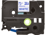 Genuine Brother TZe-263 Labelling Tape Cassette ?? Blue on White, 36mm wide, 8m long Compatible with a wide range of Brother??s P-touch printers