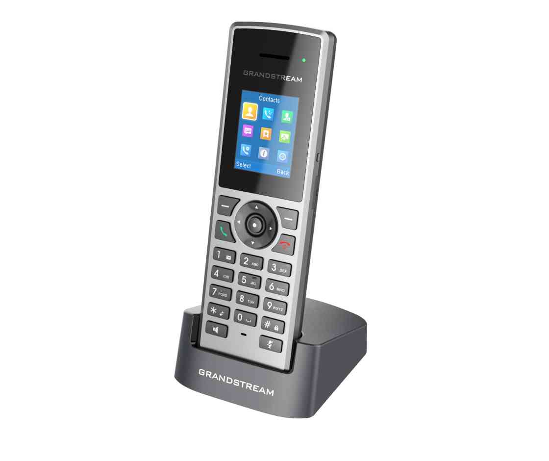 GRANDSTREAM DP722 DECT Cordless Phone with 1.8 Color LCD, 20-Hour Talk Time, and 10 SIP Account Support