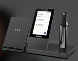 YEALINK WH67 Standard UC DECT Wireless Headset With Touchscreen, Busy light On Headset. All Devices in One. All Connection in One. All Control in One - Side View