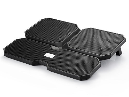Deepcool Multi Core X6 15.6" Laptop Cooling Pad with Advanced 4-Fan System, Adjustable Speed, and Dual USB Ports