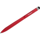 TARGUS Smooth Glide Stylus with Rubber Tip/Compatible with all Touch Screen Surfaces/Reduces Smudges, Streaks and Fingerprints - Red - Side View