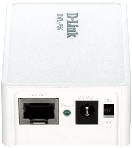 DWL-P50 PoE Adapter for 5V and 12V Ethernet Devices