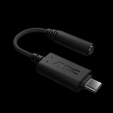 ASUS USB-C AI Noise-Cancelling Microphone Adapter for Enhanced Voice Clarity - Compact & Portable for Gaming, VoIP, PC, MAC, Mobile, and Nintendo Switch - Side View