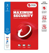 TREND MICRO Maximum Security Suite (3 Devices) Retail Mini Box with Auto Renewal
