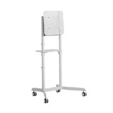 Atdec TV Cart White Mobile w/Rotation Supports Up To 70" Devices / 70KG Weight Tolerance
