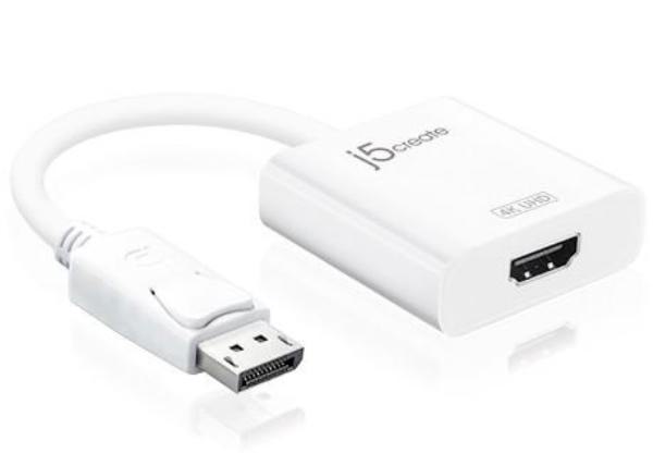 J5create JDA158 Active DisplayPort to 4K HDMI Converter Adapter
