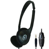 Shintaro Stereo Headset With Inline Microphone Single Combo 3.5mm Jack - Front View