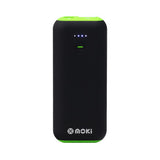 MOKI PowerBank 5200 Black - Front View
