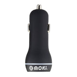 MOKI Micro-USB SynCharge Cable + Car + Wall - Side View