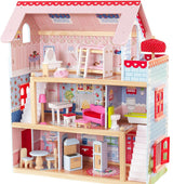 Doll Cottage with Furniture for kids (Model 1) - Front View