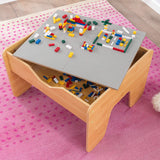 2-in-1 Activity Table with Board for kids 64 x 60 x 40 cm - Side View