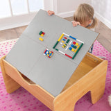 2-in-1 Activity Table with Board for kids 64 x 60 x 40 cm - 45-Degree Angle