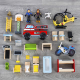 Everyday Heroes Play Set for kids - Top-Down View