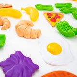 Tasty Treats Play Food Set for kids (115 pcs) - Side View