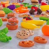 Tasty Treats Play Food Set for kids (115 pcs) - Rear View