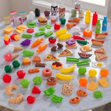 Tasty Treats Play Food Set for kids (115 pcs) - Close-Up Angle