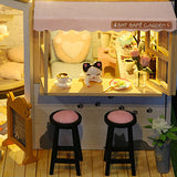 Miniature Dollhouse with Furniture, Music Movement, and Dust Cover - Cat Café Theme (Perfect Valentine's Day Gift) - Extra Image