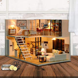 Creative Dollhouse Miniature with Furniture Kit, Dust-Proof Design, and Musical Movement - M9 (1:24 Scale) - Extra Image
